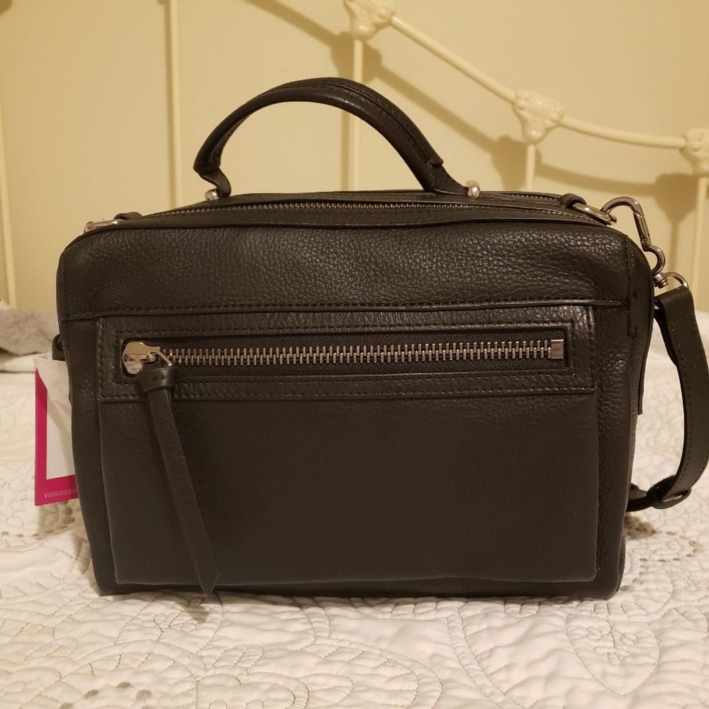 Vince Camuto Leather Satchel Kora
